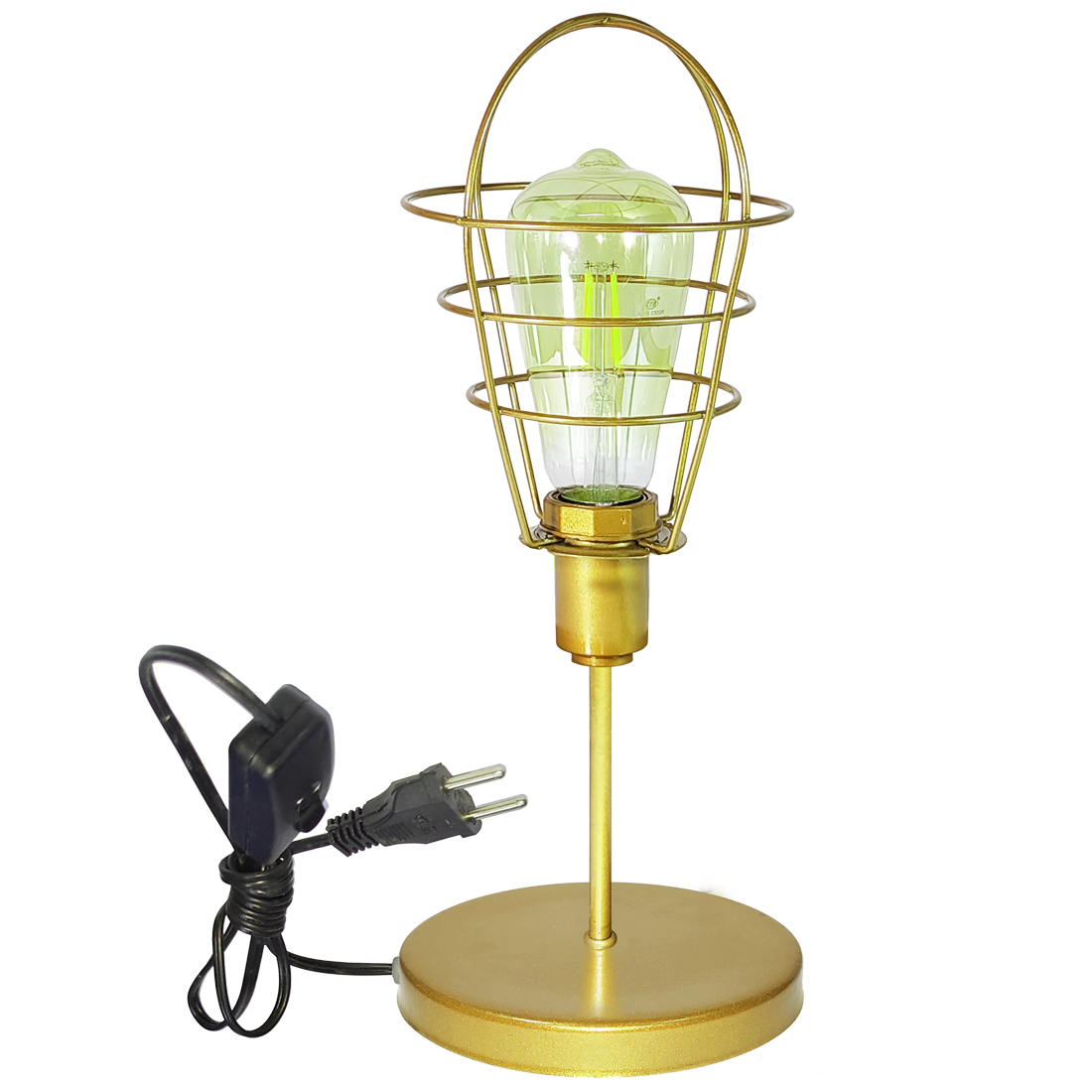 Abajur Mini Aramado Lampshape Dourado                                                               