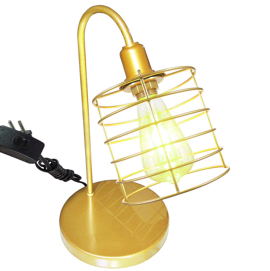Luminria de Mesa Aramado Chochin Dourado                                                           