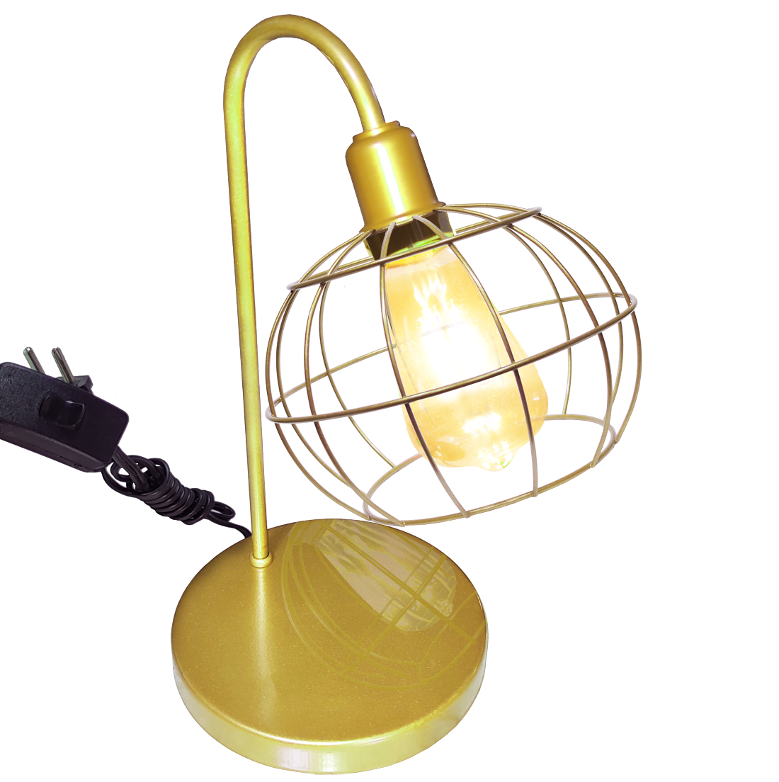 Luminria de Mesa Aramado Tangerine 2 Dourado                                                       