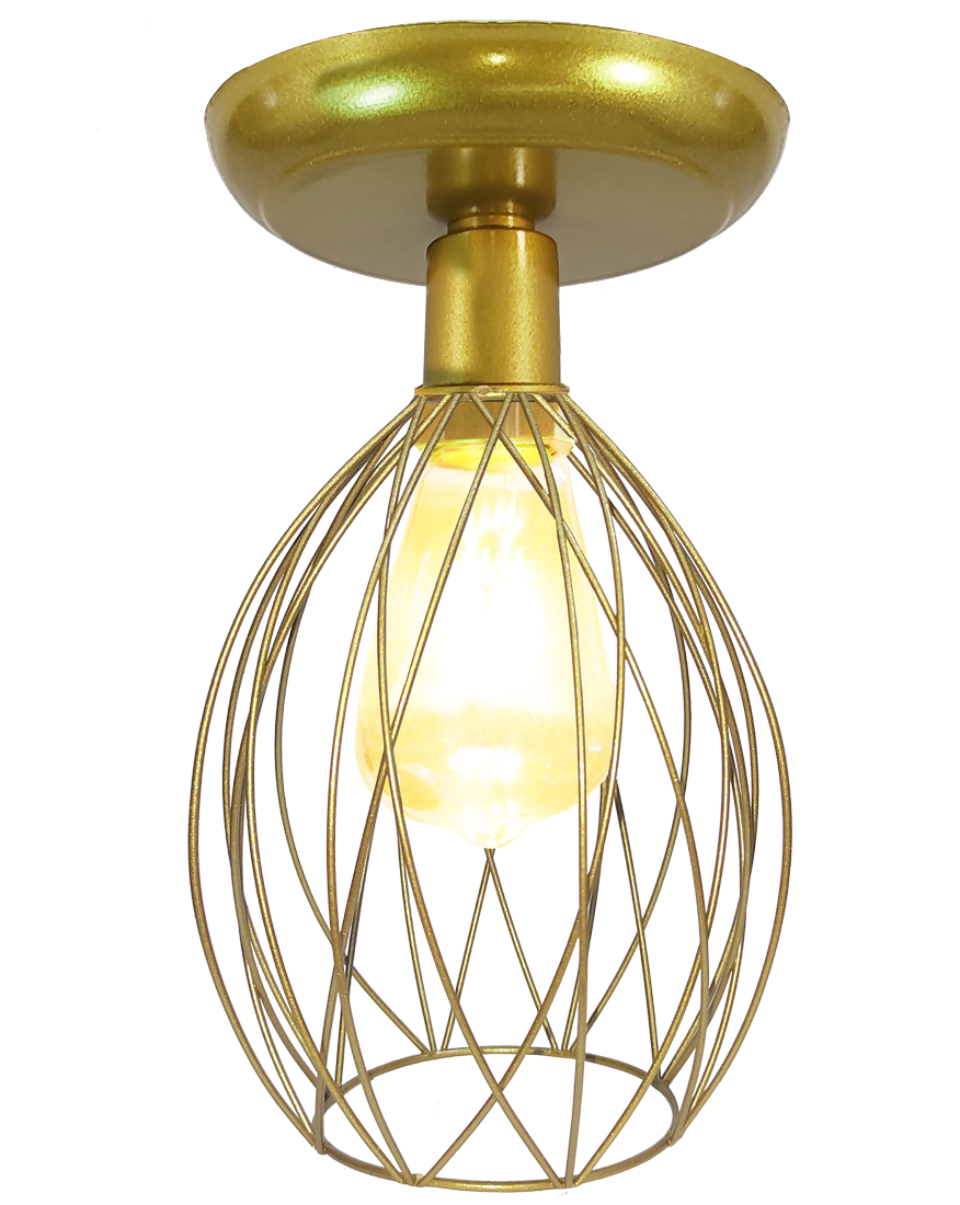 Plafon Aramado Nest Dourado                                                                         